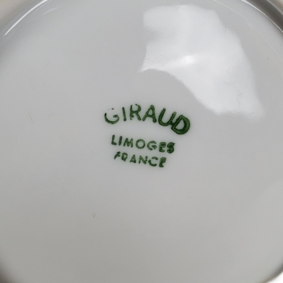 Giraud limoges france scalloped candy dish trinket tray catchall - Picture 8 of 8